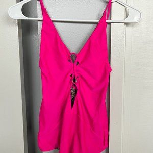 ACACIA Kokomo one piece bikini in Fuchsia Pink Size P